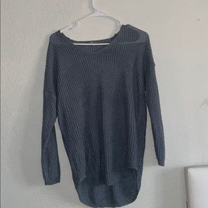 blue thin long sleeve
